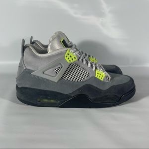Nike Air Jordan 4 Retro Se Neon 95 2020 Black Volt Grey